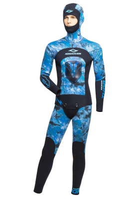 Гидрокостюм Thor Asahi 3мм ультраспан/открытая пора синий